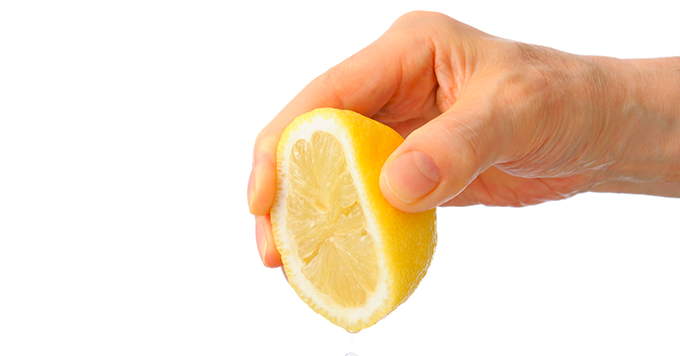 L'eau de citron
